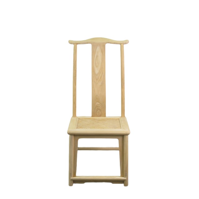 Wood Natural Wood Color Vintage Dining Chairs, Set of 4 For Sale - Image 7 of 12