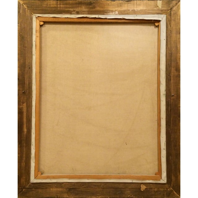 Realism Jan De Ruth, Seated Nude With Orange Blanket, Oil Painting For Sale - Image 3 of 4