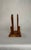 Mid 20th Century Vintage Boho Chic Arched Fan Solid Wood Napkin Holder For Sale - Image 5 of 10