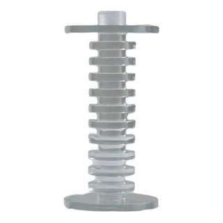 Dinner Light Candlestick in Non-Clear Crystal by Ettore Sottsass for RSVP, 1999 For Sale