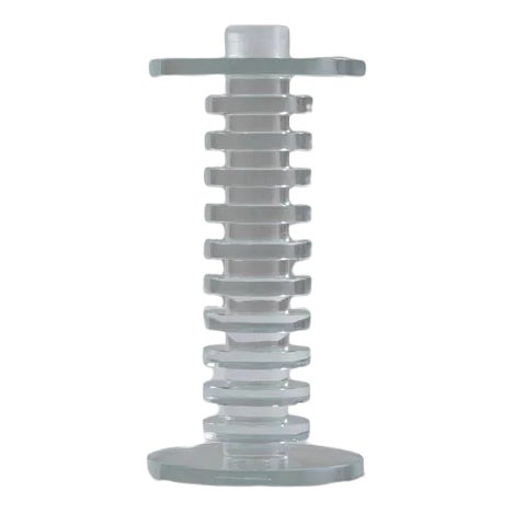 Dinner Light Candlestick in Non-Clear Crystal by Ettore Sottsass for RSVP, 1999 For Sale