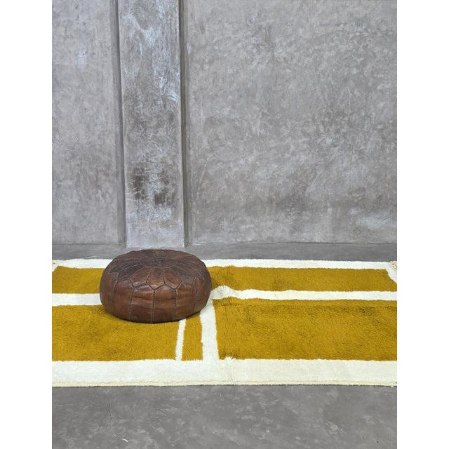 2020s Modern Mustard Boujad Rug -7.5 X 5.1 Ft For Sale - Image 5 of 8