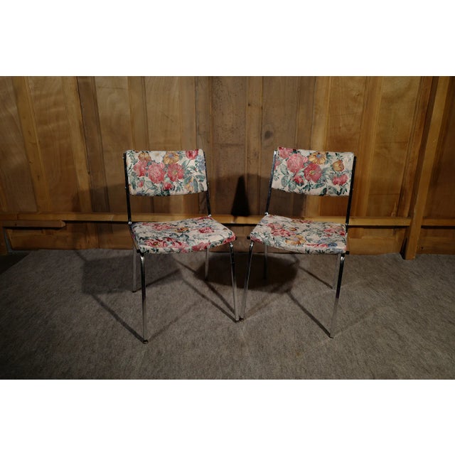 Set of Metal Leg Chairs For Sale - Image 5 of 10