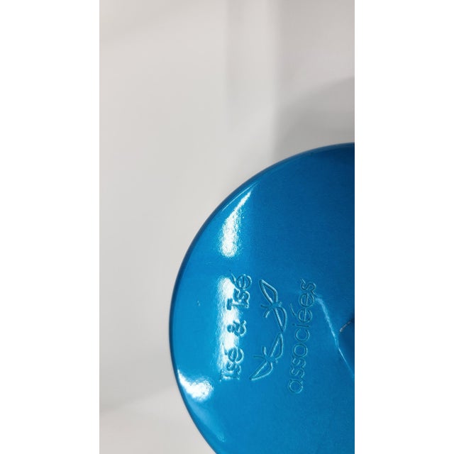 Tsé Tsé Adjustable Wall Lights in French Blue Aluminum, Set of 2 For Sale - Image 6 of 13