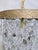 French Vintage Hollywood Regency Florentine Brass Tiered Crystal Basket Chandelier For Sale - Image 3 of 7