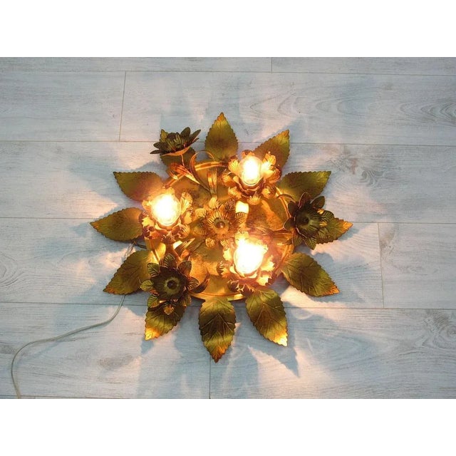 1970s Gold Sconce, Honsel, 1970s For Sale - Image 5 of 10