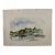 Henry Emil Salloch Original Watercolor on Paper Stonington, Maine. 1950. For Sale