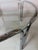 Round Coffee Table in Glass and Chrome For Sale - Image 9 of 11