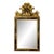 Vintage Black Chinoiserie Giltwood and Ebonized Mirror For Sale