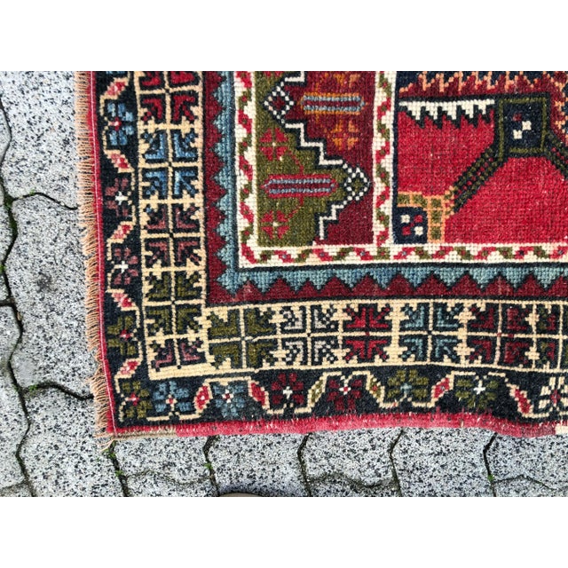 1960s Handmade Turkish Oushak Dorm For Sale - Image 10 of 11