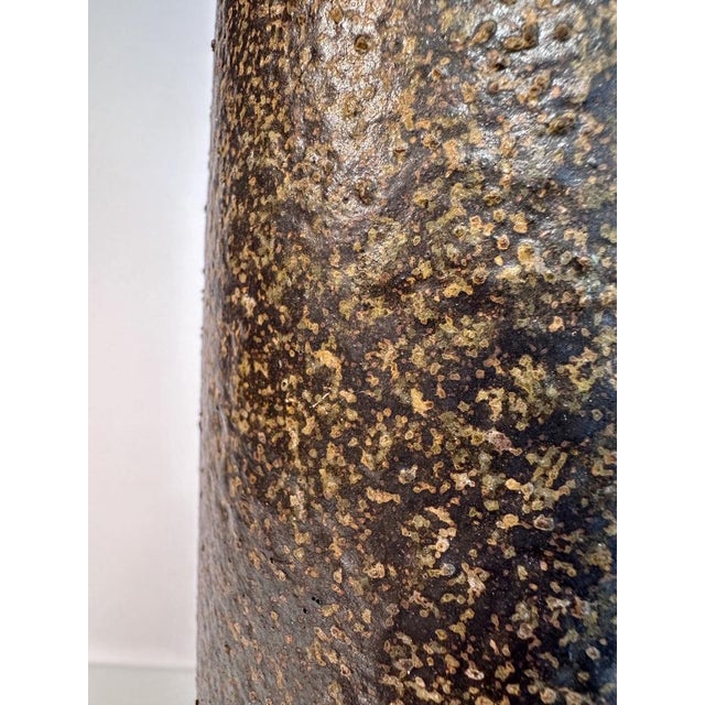 Contemporary Vintage Conical Vase in Earthenware by Paul Eydner, 1950s For Sale - Image 3 of 9