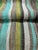Modern Costa Nova a Striking Fabric by Casamance, Traditional Woven Hand-Made Delicate Stripes Irregularities Turquoise Emerald For Sale - Image 3 of 6