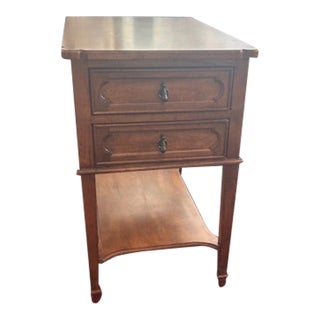 Drexel Heritage Traditional Solid Wood Nightstand For Sale