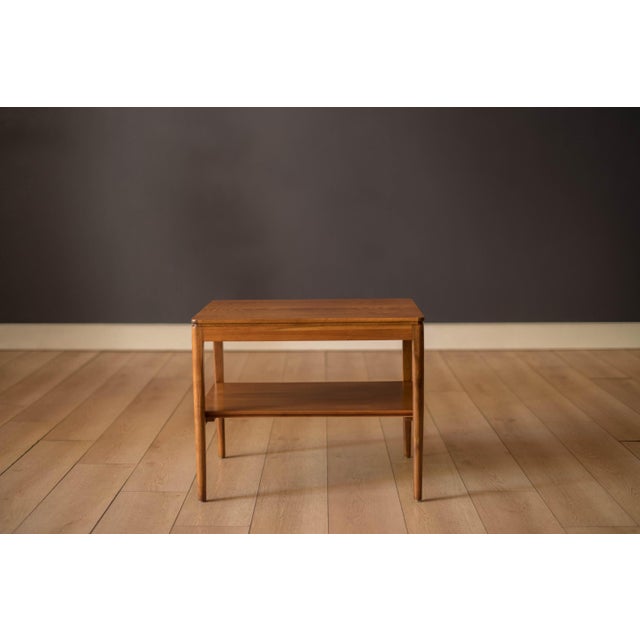 Mid-Century Modern Kipp Stewart & Stewart MacDougall “Declaration” Walnut End Table for Drexel For Sale - Image 3 of 13