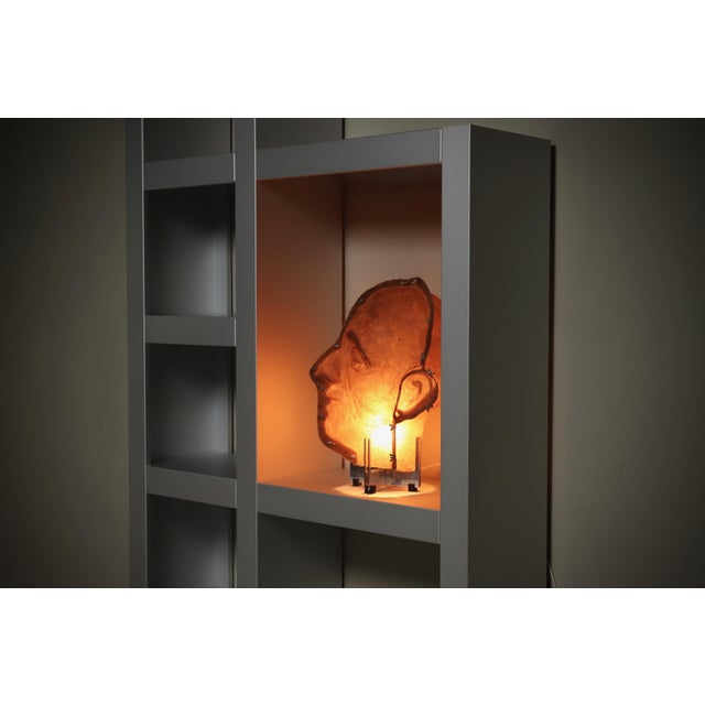 Architectural Aluminum Wall Unit by Isabelle Leijn, 1990s For Sale - Image 9 of 15
