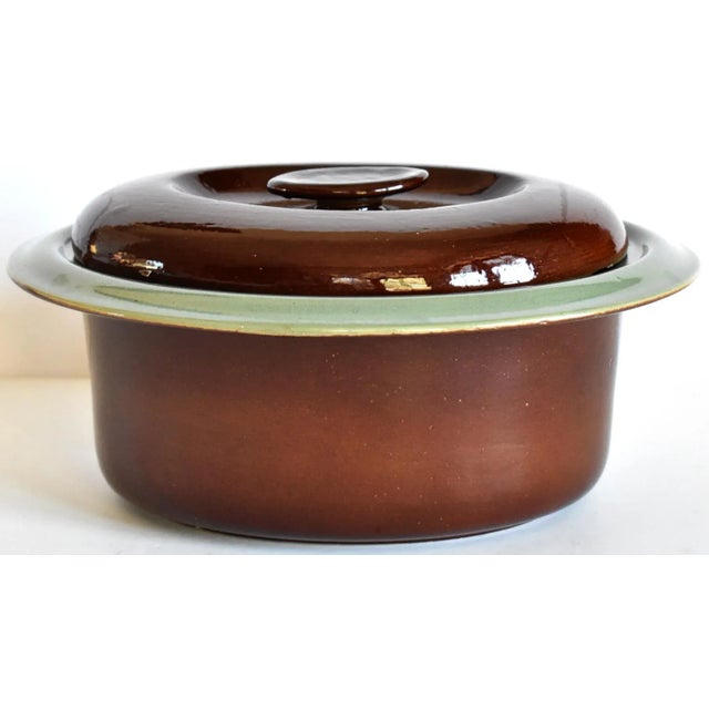 Mid-Century Red Wing Pottery Casserole Baking Dish For Sale - Image 9 of 9