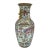 Ceramic Canton Famille Rose Mandarin Vase, Fluted Body and Castellated Top, Ca. 1840 For Sale - Image 7 of 13