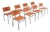SE06 Chairs in Natural Leather by Martin Visser for 't Spectrum, 1967, Set of 8 For Sale