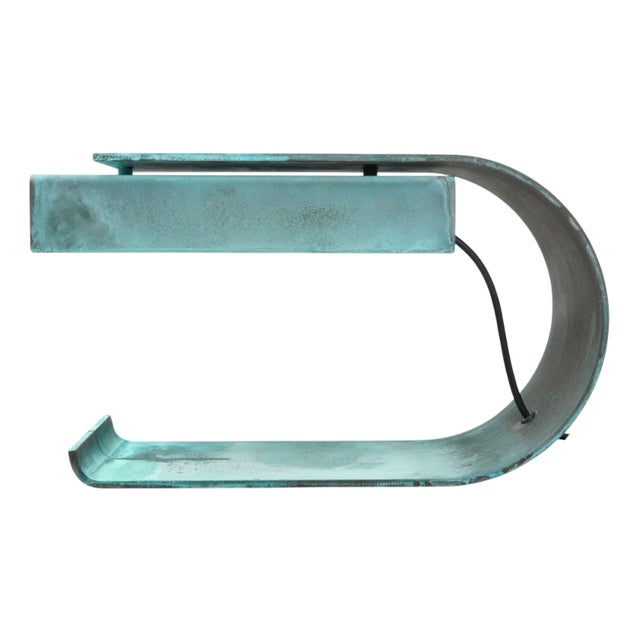 CG01 Table Lamp in Oxidised Copper by Christophe Gevers, 2010s For Sale