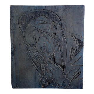 Sante Graziani Spiritual Devotional Wood Carving For Sale