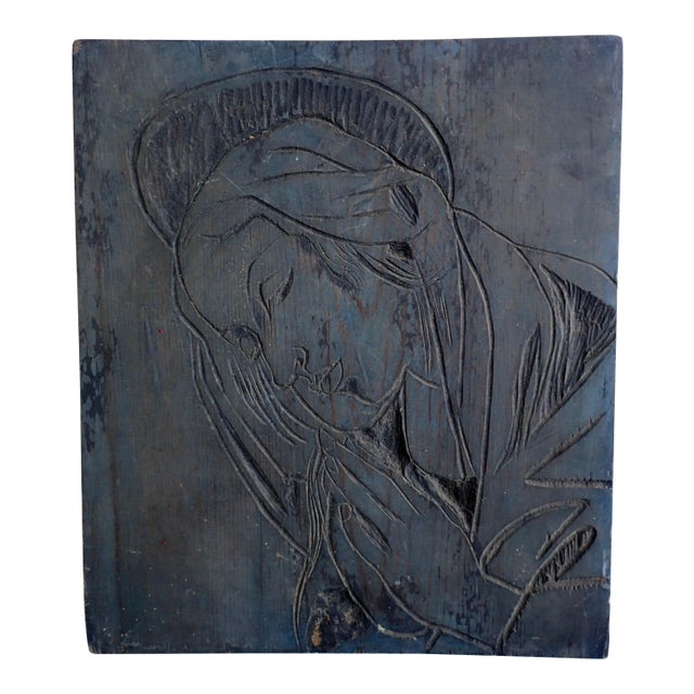 Sante Graziani Spiritual Devotional Wood Carving For Sale