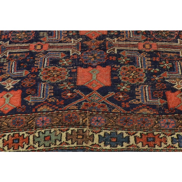 Early 20th Century Persian Bijar Rug, 03'10 X 05'09 For Sale - Image 10 of 12