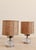 Small Vintage Italian Pressed Glass and Chrome Table Lamps, 1970s, Set of 2 For Sale - Image 9 of 9