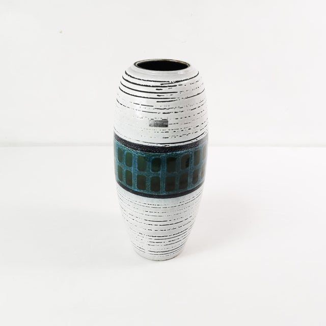 Large Vintage Ceramic Vase from Scheurich, 1970s For Sale - Image 11 of 13