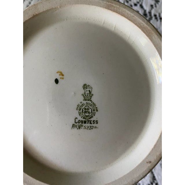 1920s Royal Doulton “Countess” Two Handled Shaving Mug, 1920s For Sale - Image 5 of 8