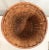 Mid 20th Century Vintage Palm Beach Coastal Tortoise Bamboo and Rattan Wastebasket For Sale - Image 5 of 9