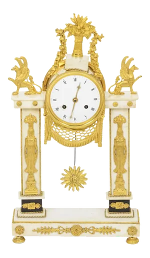 Directoire Period Portico Clock