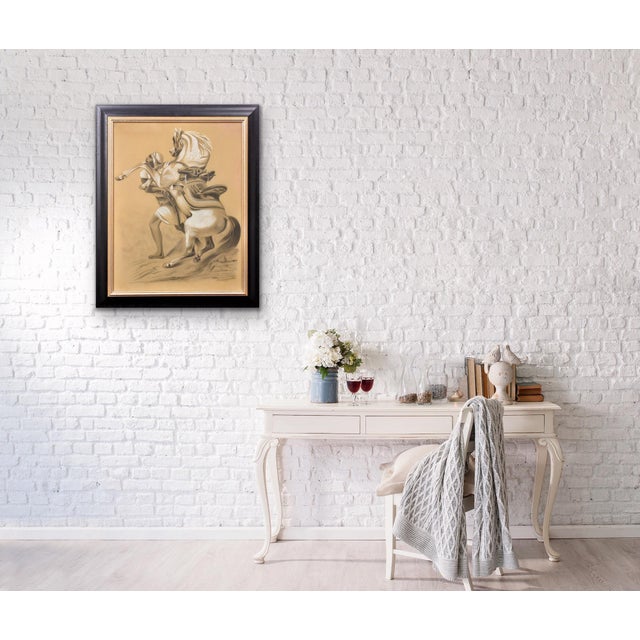 Lesueur, One Thousand and One Nights, 1892, Charcoal & Gouache & Paper, Framed For Sale - Image 12 of 18