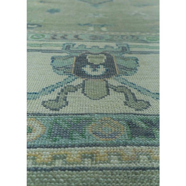 Early 21st Century Turkish Oushak Rug 12'2" x 14'4" #19039 For Sale - Image 5 of 8