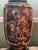 Textile Vintage 31" Japanese Satsuma Moriage Table Lamp With Pleated Shade For Sale - Image 7 of 18