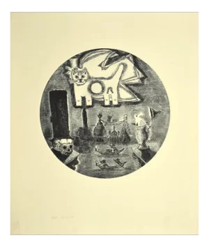 Gianpaolo Berto, Death In Venice, Etching, 1974