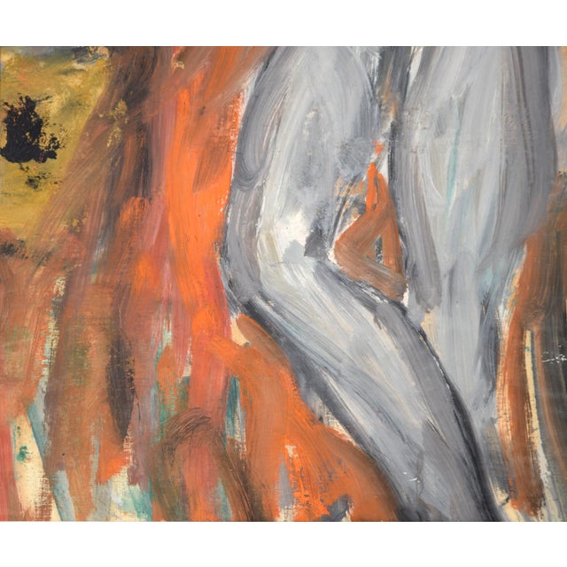 Bay Area Abstract Expressionist Standing Nude by Honora Berg For Sale In Monterey, CA - Image 6 of 7