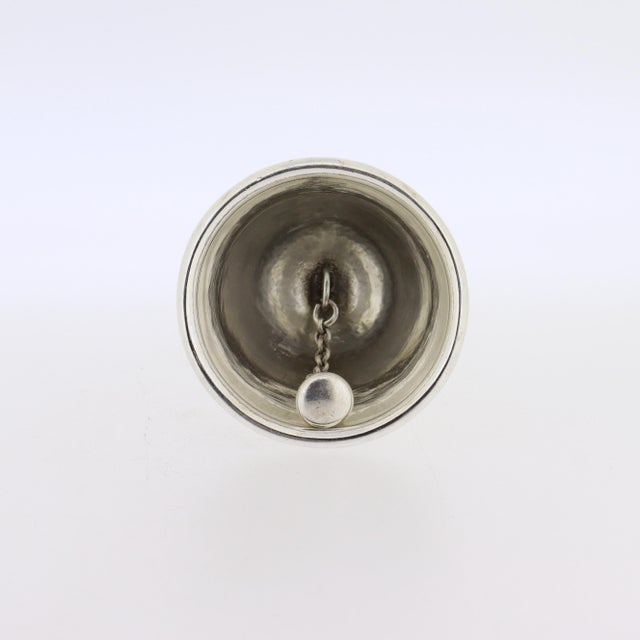 Silver Late 20th Century Cartier Sterling Silver Table Bell With Figural Handle For Sale - Image 8 of 16