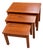 Vintage Danish Modern Interform Collection Teak Nesting Tables – Set of 3 For Sale