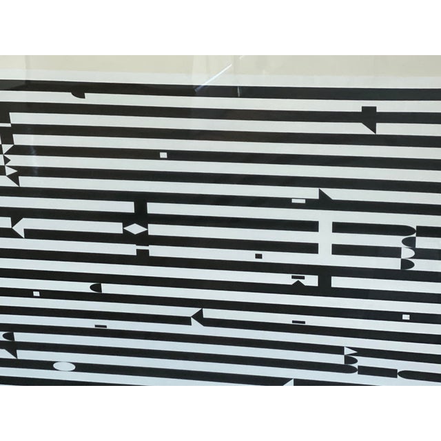 Agam Yaacov Yaacov Agam Rare Original Color Silkscreen Espace Op Artwork For Sale - Image 4 of 11