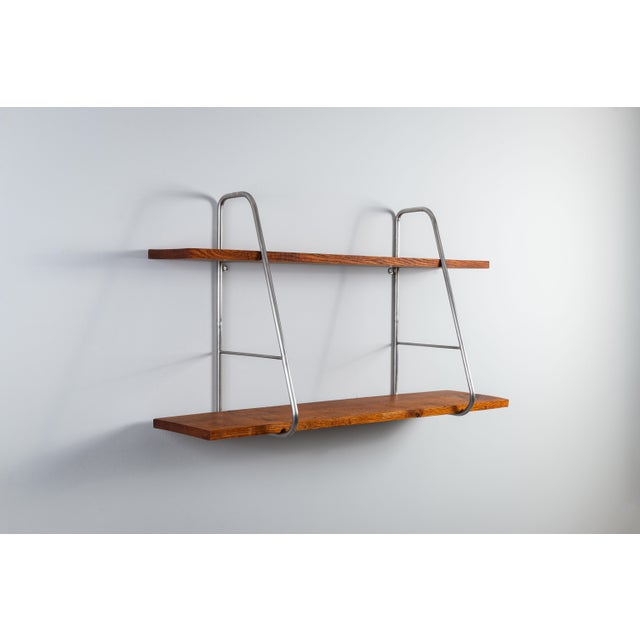 Vintage Oak Wall Shelf, 1970s For Sale - Image 12 of 12