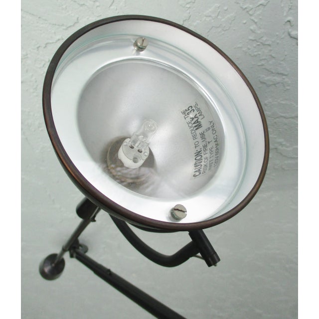 1960s Architectural Counter Balance Counterpoise Floor Lamp in the Style of Édouard-Wilfred Buquet For Sale - Image 5 of 13