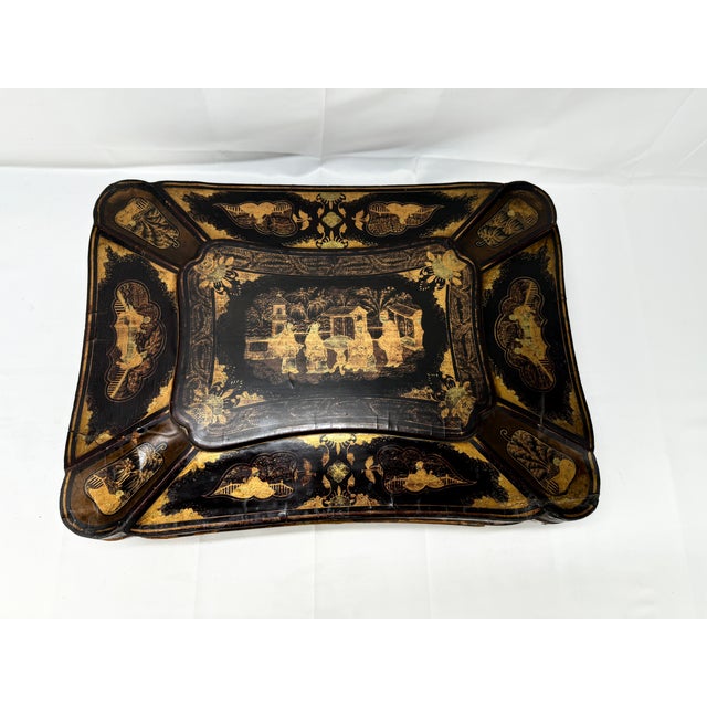 This exceptional mid-19th century Chinese Export sewing box is a stunning example of intricate craftsmanship and artistry....