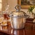 Take a step back in time! This silverplate ice bucket with thermal glass liner would be an elegant addition to your bar....