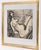 Wood Mid 20th Century Expressionist Ink Painting of Figure and Cat by Kazimierz Podsadecki For Sale - Image 7 of 7
