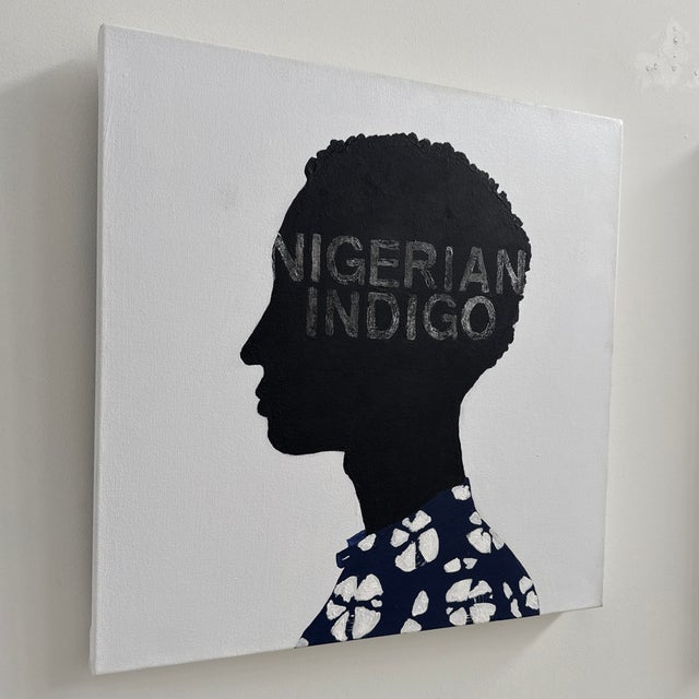 Jo Baskerville Nigerian Indigo by Jo Baskerville For Sale - Image 4 of 5