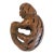 Antique Folk Art Monkey Seed Carving For Sale
