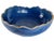 Contemporary Thai Rustic Blue Wood-Ash Glazed Pottery Bowl For Sale - Image 9 of 10