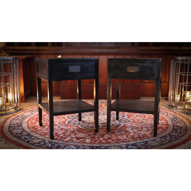 Vintage Lombok Canton Bedside Tables in Ash, 2010s, Set of 2 For Sale - Image 13 of 18