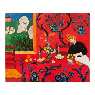 1994 After Henri Matisse, "Harmony in Red" Large First Edition German Poster For Sale