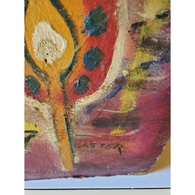 1960s Mid Century Modern Nude Woman Surrealistic Painting by Caster For Sale - Image 11 of 11